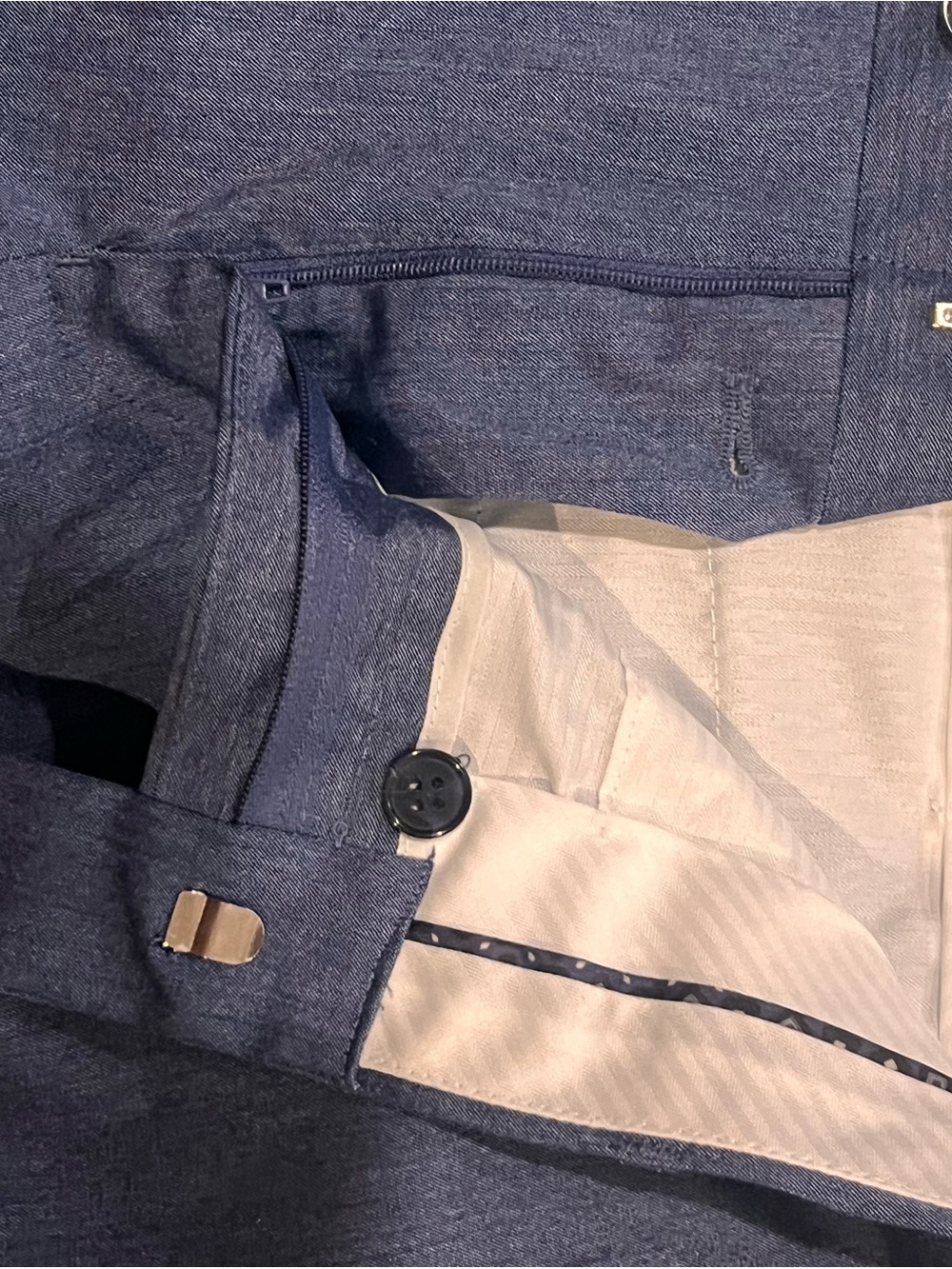 Savile Row Tailored Slate Blue Two-Piece Suit Custom Sizing Two Button - Picture 16 of 16